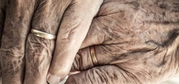 Elderly couple surprised everyone