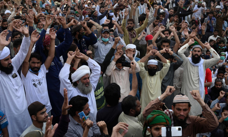 Saad Rizvi TLP police high Alert