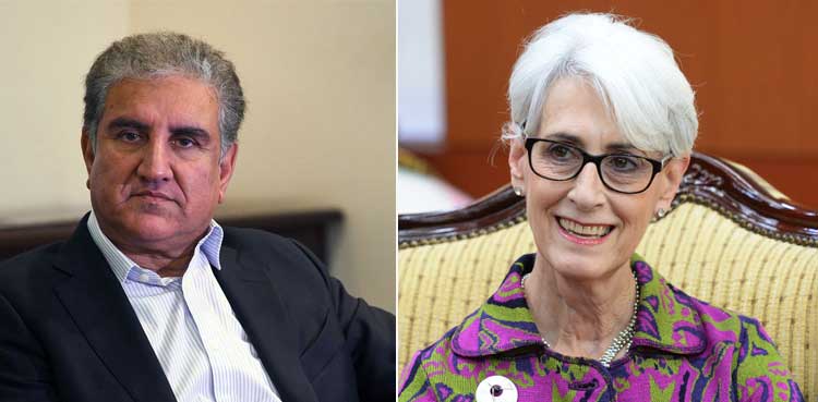 US Deputy Secretary of State calls on Foreign Minister Shah Mehmood Qureshi